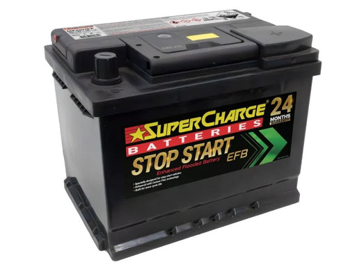SuperCharge MF55HEF Start-Stop DIN55H EFB Car Battery – Battery Brands Warehouse
