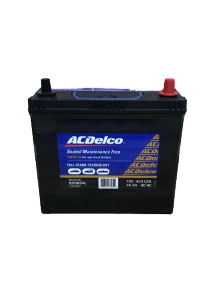 ACDELCO PREMIUM S55B24L / NS60LX MF /  NS60L MF  /  NS60L MF /  55B24L /  2138 /  51BR-430 /  MF50B24L /  60CPMF / NS60LX MF / NS60L MF /  SMFNS60L /  B32 /  NS60LX MF / NS60L