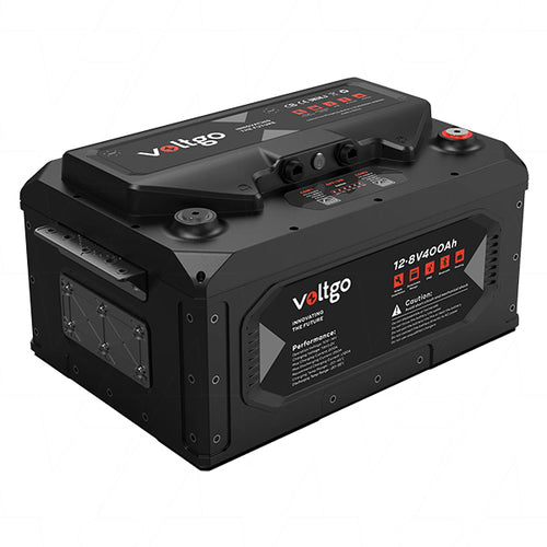 VoltGo Elite 12.8V 400Ah LiFeP04 Battery w/Bluetooth, Comms, SoC