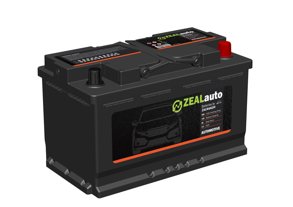DIN75LHAGM Zeal ZALN4AGM / MF77HSS Stop Start AGM Battery