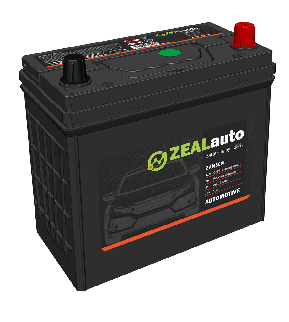 ZANS60LS ZEAL AUTO 12V 410 CCA NS60L/ENS60LS/60CMF/