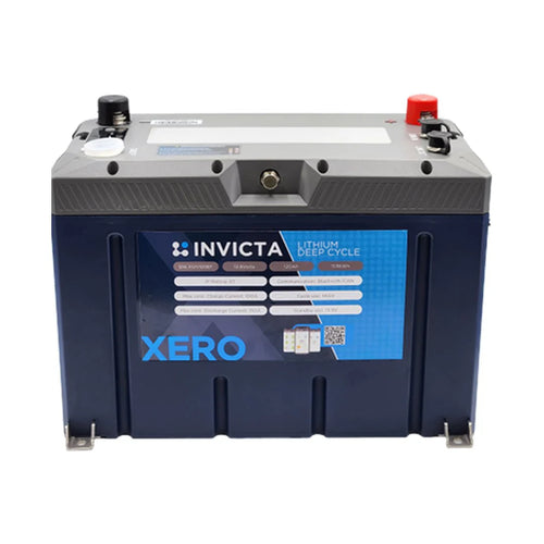 Invicta Lithium 12.8V 120Ah Xero IP67 LiFePO4 Battery Bluetooth - SNLX12V120BT