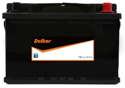 DELKOR 58012 12V 770CCA 80AH HEAVY DUTY CALCIUM MAINTENANCE FREE BATTERY