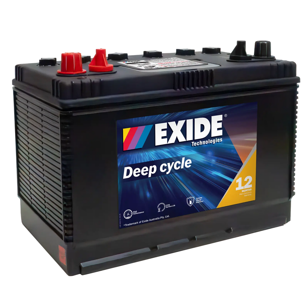 EXIDE Semi-Industrial Cycling ED70 12V 105Ah Deep Cycle Flooded Battery N70T / HCM27SMF / M27 / DC27 / MSDP27 / ED70 / MRV70