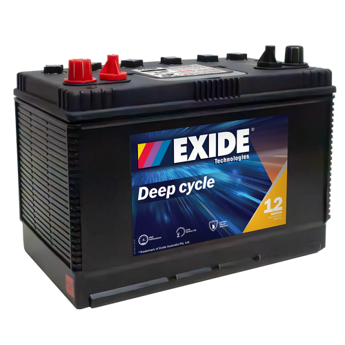 EXIDE Semi-Industrial Cycling ED70 12V 105Ah Deep Cycle Flooded Battery N70T / HCM27SMF / M27 / DC27 / MSDP27 / ED70 / MRV70