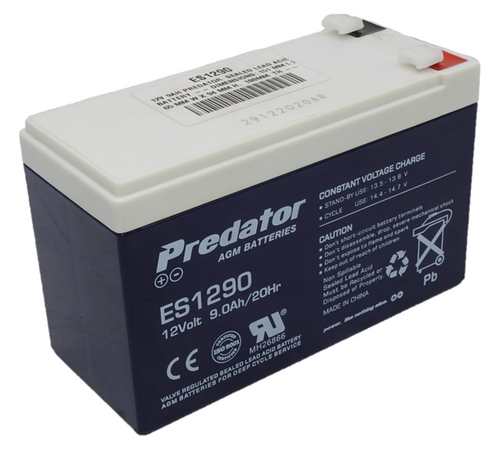 ES1290 - 12VOLT 9AH PREDATOR SEALED LEAD ACID BATTERY