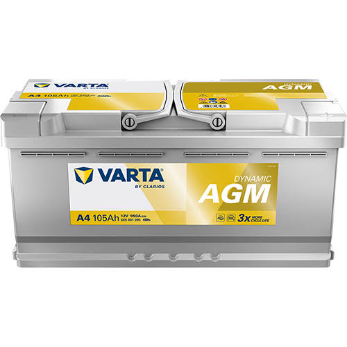 Varta Dynamic AGM Start/Stop Battery A4 / 605 901 095 / LN6 / DIN100LHAGM