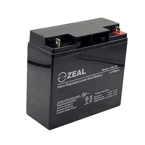 Zeal SA12V20 12V 20Ah AGM Sealed Lead Acid Battery