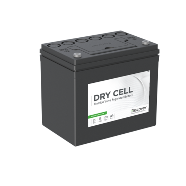 Discover EVU1A-A-M6 12V 33Ah Dry Cell AGM Traction Battery