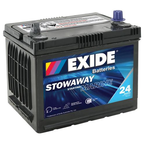 EXIDE Stowaway MSST22 / D23RM MF / MFM48 / MSDP22 Marine Starting Battery