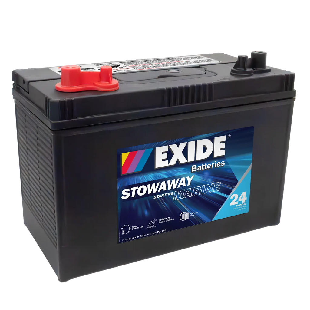 EXIDE Stowaway MSST31 / MSST31 / MSDP31 / C30HH  / MFM87 / M31SMF900 / HCM31SMF / 5862Marine Starting 830CCA Battery