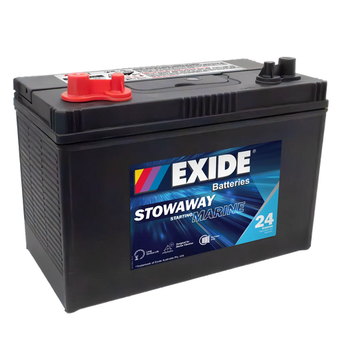 EXIDE Stowaway MSST31 / MSST31 / MSDP31 / C30HH  / MFM87 / M31SMF900 / HCM31SMF / 5862Marine Starting 830CCA Battery