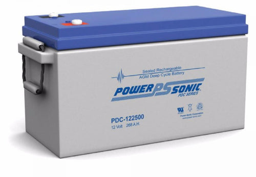 POWER-SONIC  DEEP CYCLE  PDC122500 12V 250ah Deep Cycle AGM Battery