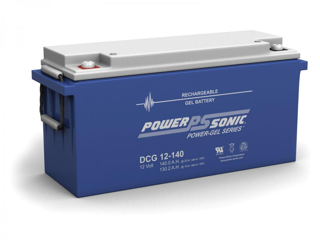 POWER-SONIC  DEEP CYCLE GEL DCG12140 12V 100 ah Deep Cycle AGM Battery