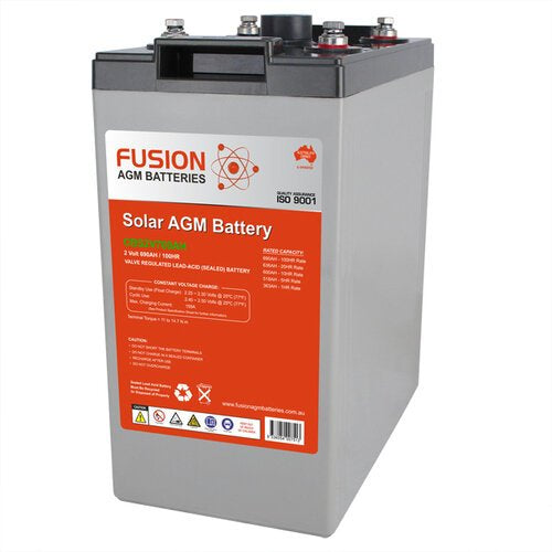 Fusion Solar AGM CBS2V350AH 2V Solar Battery