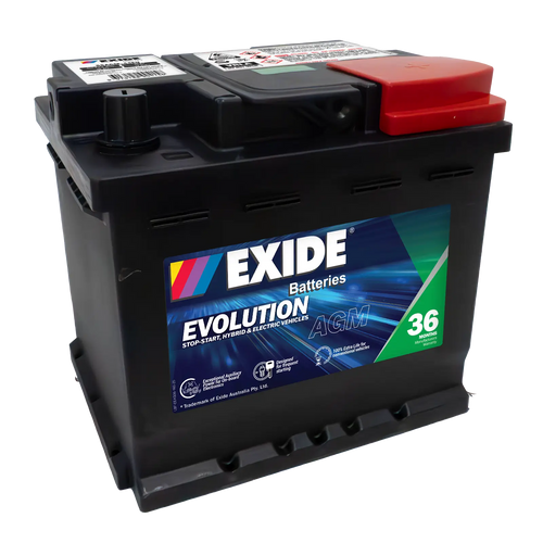EXIDE Evolution SSAGM44EU Start-Stop AGM Battery