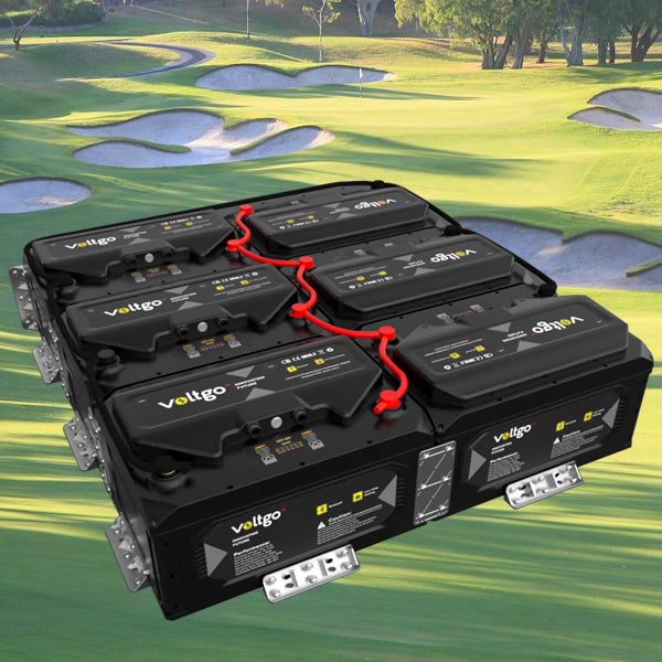VoltGo VLEG5120C 51.2V 100Ah 5120Wh LiFePO4 IP65/67 rated battery for use in Golf Carts