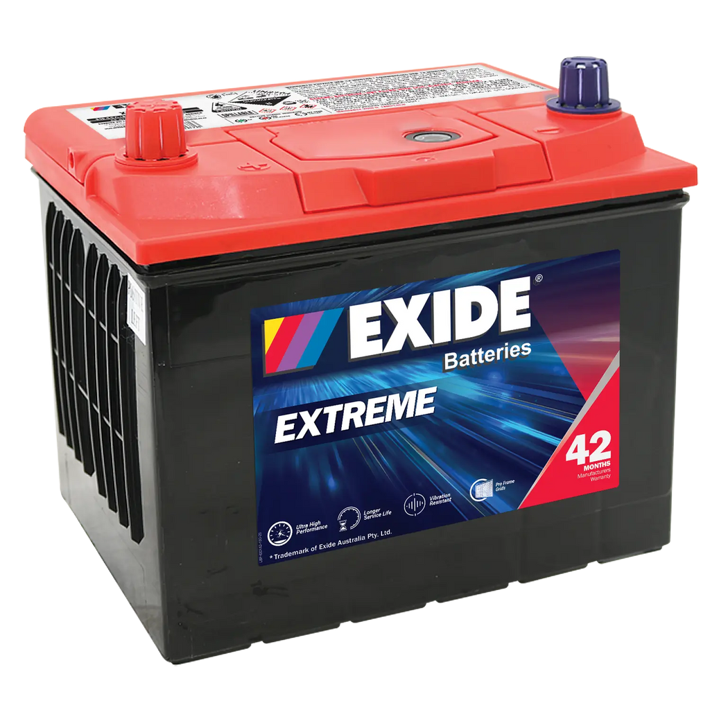 EXIDE Extreme X56DMF / ENS50PMF / PSN50PMF / 67 MF / 57 MF / 22FR520 2501 / MF85D23R 52DMF 67 MF / 57 MF SMF57 - 67 MF / 57 MF / 67EF MF 57EF MF AU22R520SMF 57EF MF AU22R520 2503 / 54DMF 67EF MF / 57EF MF / 67EF MF / 57EF MF Passenger Battery
