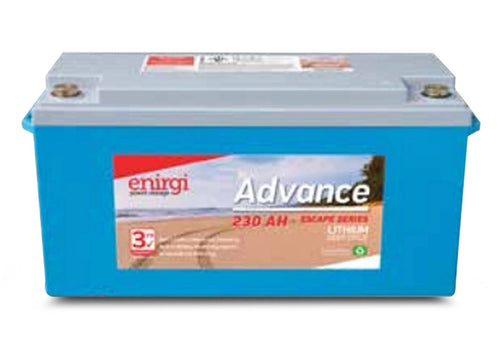 Enirgi Advance Escape Lithium Deep Cycle Battery 12.8V 230AH - batterybrands