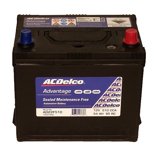 AcDelco BATTERY AD22F510 / X56CMF / 54CMF / MF53 /2542 /2502 Passenger Battery - batterybrands