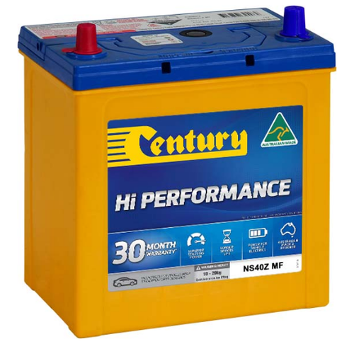 Century  Hi Performance NS40Z MF / SMFNS40ZALX / NS40Z / X40DP / 40DP / S42B19R / NS40ZWC / 40B19R / 3054 / 2383 / A15 / MF40B19R - batterybrands