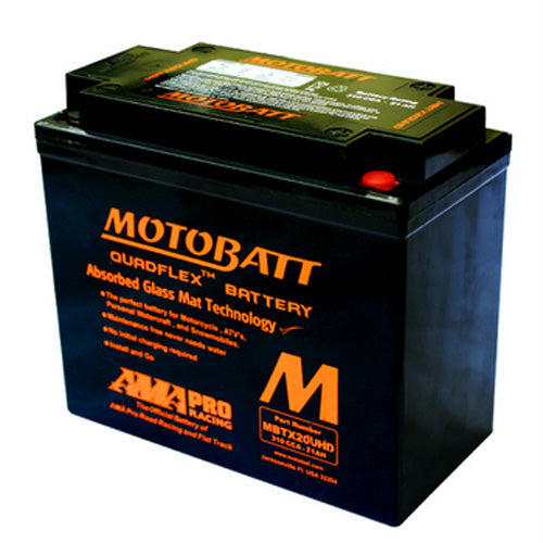 MotoBatt  MBTX20UHD AGM Motorcycle Battery with Quadflex Technology - batterybrands