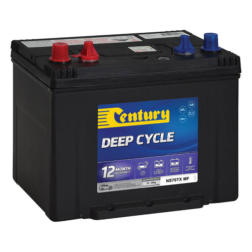 CENTURY FLOODED DEEP CYCLE NS70TX MF / HCM27SMF / 5601 / HDC27 - batterybrands