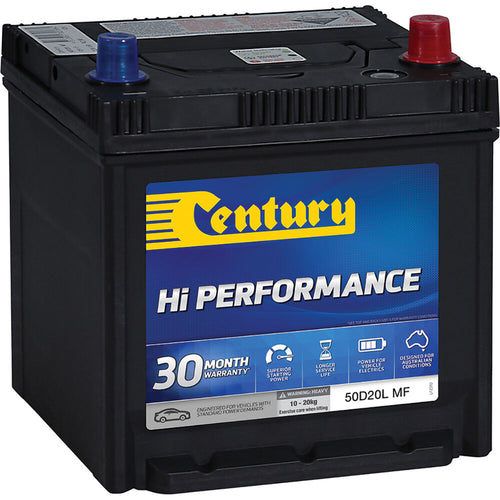 CENTURY HI PERFORMANCE 50D20L MF / S50D20L / 2508 / MF50D20L - batterybrands