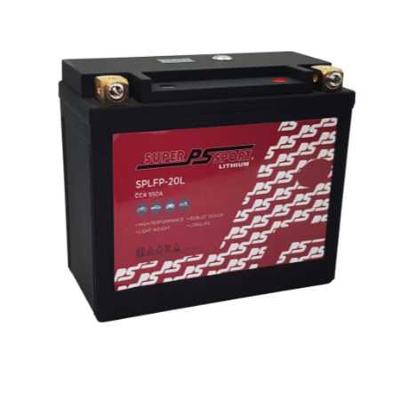 Motorbike Lithium SuperSport SPLFP-20L 12v 550A 1.3kg Lithium (LiFePO4) Battery