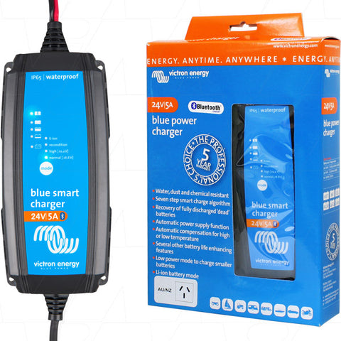 Pinces crocodile pour chargeur de batteries Blue Power IP65 - VICTRON  Chargeurs de Batterie