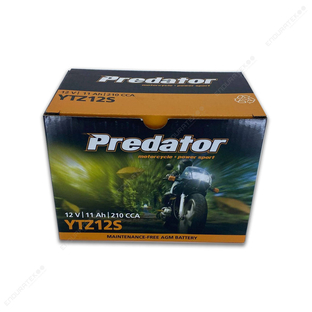 YTZ12S 12V Sealed Predator Motorcycle Battery YTZ12S, MBTX9U