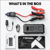 TOPDON Volcano2000 Portable Jump starter, Power bank and LED Flashlight - batterybrands