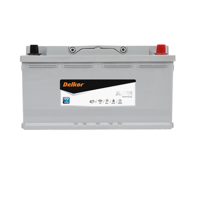 Delkor LN6 (DIN100LH) 12V 950CCA AGM / H15 LN6 605 901 095 / SSAGM95EU / MF95HSS / DIN100 AGM /  DIN110LHAGM  Start/Stop  Battery (605 901 095) - batterybrands