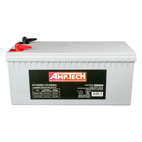 AT122000D VRLA/AGM Deep Cycle Battery  12V 200Ah - batterybrands