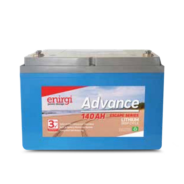 Enirgi Advance Escape Lithium Deep Cycle Battery 12.8V 140AH - batterybrands