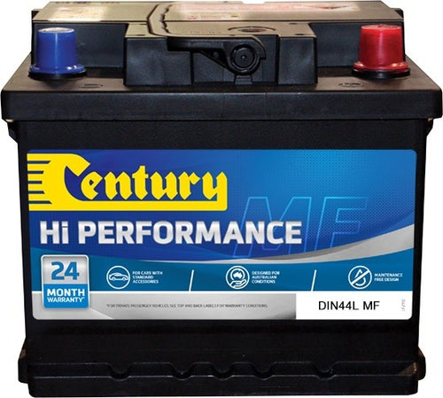 CENTURY HI PERFORMANCE DIN44L MF / MF44 / DIN44 / S54516 / 54316 / 3372 / C6 / B18 / A17 / MF54321 / DIN54316 - batterybrands