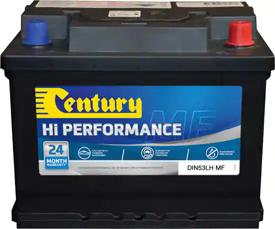Century Hi Performance Car Battery DIN53LH MF