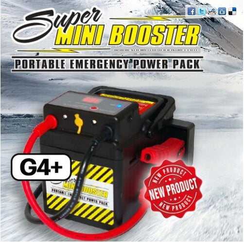G4 Super Mini Booster Portable Emergency Power Pack / Jump Starter - batterybrands