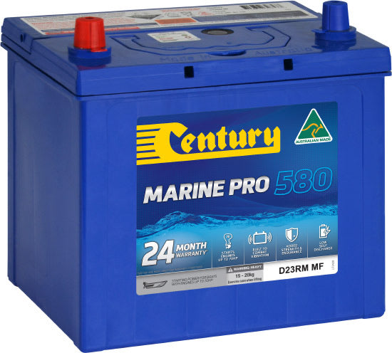 D23RM MF Century Marine Pro 580 Maintenance-Free Battery - batterybrands