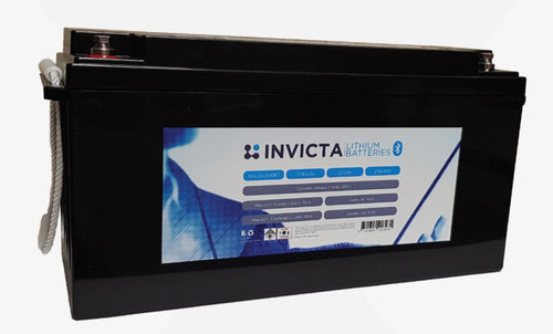 Invicta 12V 200Ah Lithium Battery with Bluetooth