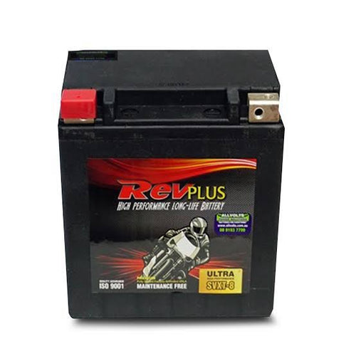 REVPLUS SVXT-8 VRLA ULTRA HIGH PREMIUM MOTORCYCLE BATTERY - batterybrands