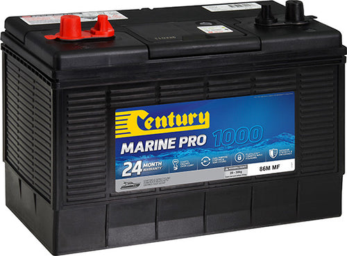 Century Marine Pro 1000 Battery 86M - 1000CCA, 100Ah, MF, 12V - 135104 - batterybrands