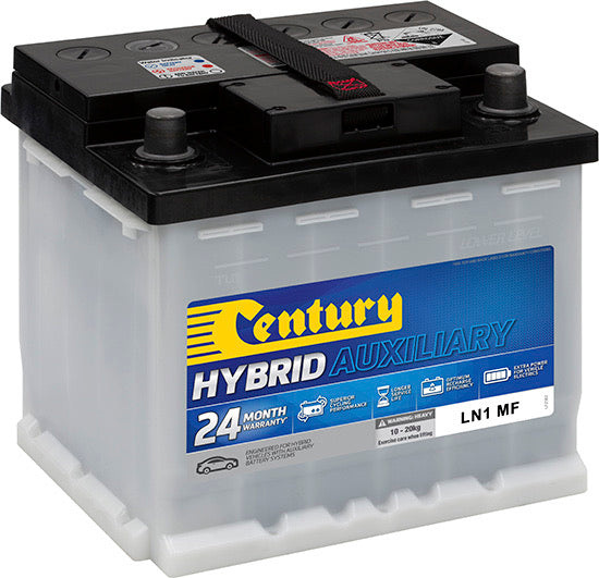 Century Stop Start Battery LN1 MF - 438CCA, 52Ah, 12V, 109113 - batterybrands