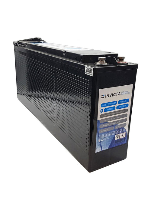 INVICTA SNLFT12V150BT (Slim Line) Lithium Deep Cycle Battery with Bluetooth