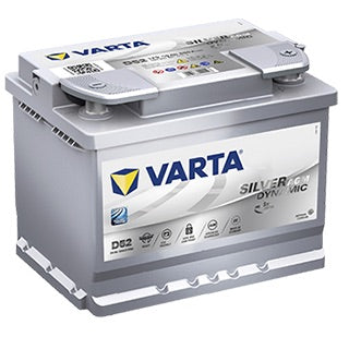 VARTA D52 DIN55HAGM SILVER DYNAMIC SAE 0 242MM X 175MM X 190MM Equivalent Battery ref :  DIN53LH AGM/S56090AGM / LN2/ 5526/ SA 56020/ SSAGM-55EU /MF55HSS/ D52 / DIN53LH AGM - batterybrands