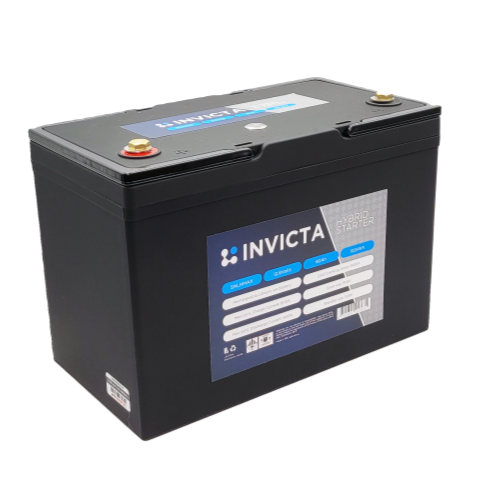 Invicta SNLHMAX 12.8v 80Ah 1400cca Hybrid Starter (LiFePO4) Battery