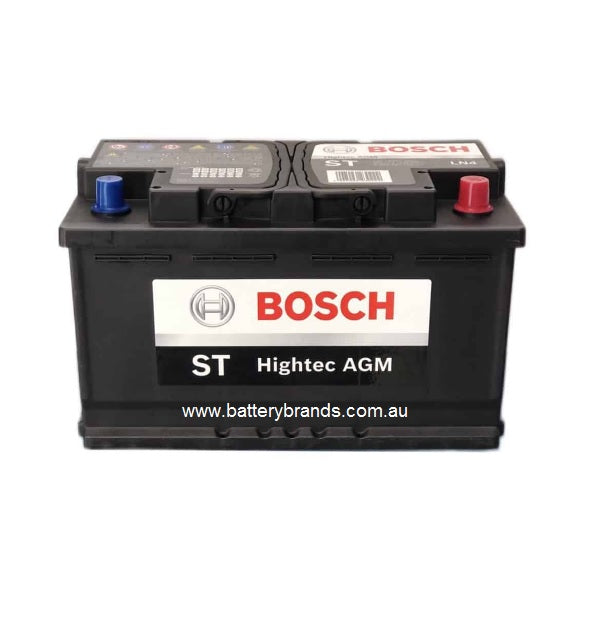 Bosch BLN4 /  AGMS58090AGM /  PLN4 /  DIN75LHAGM /  SSAGM77EU  / Supercharge – MF77HSS / 5556 /  AGM80L4 / varta  F21 / LN4 - batterybrands