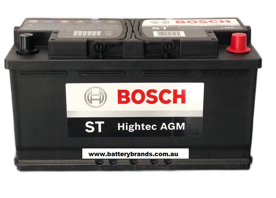 BOSCH - BLN5 - 850CCA - AGM - 36 MTH WARRANTY - S59590AGM / PLN5 / DIN85LHAGM / DIN92LAGM / SSAGM88EU  / MF88HSS  3888 / AGM90L5 - batterybrands