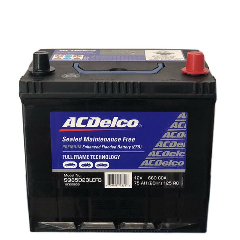 AC Delco SQ85D23LEFB / PQ85LEFB / Q85 / Q85MF / SSEFBD23 / MFD23EF / 4032 / 459EFB Start/Stop Car Battery - batterybrands