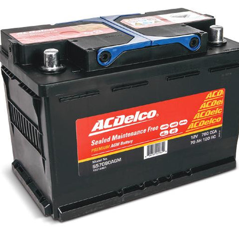 AC DELCO S70LN3AGM / S57090 AGM / DIN AGM START / STOP BATTERY / LN3 AGM / LN3/ DIN65LHAGM / SSAGM66EU/ MF66HSS